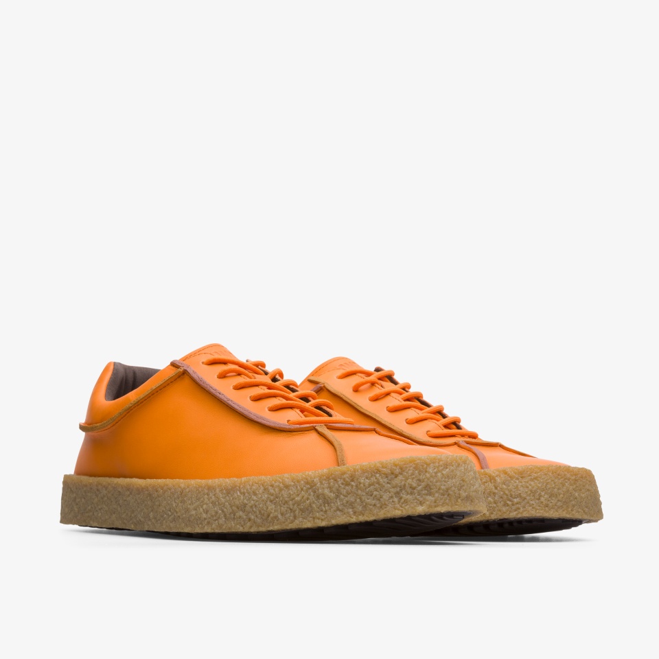 Camper Twins Orange - Camper Mens Sneakers ||0397-CUFXD||